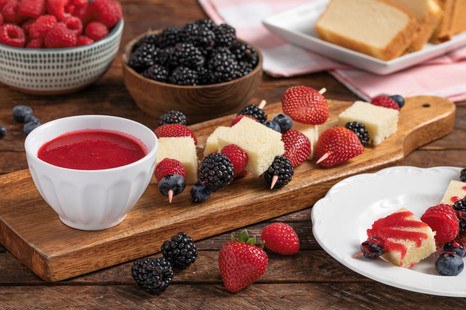 Very Berry Shortcake Kabobs