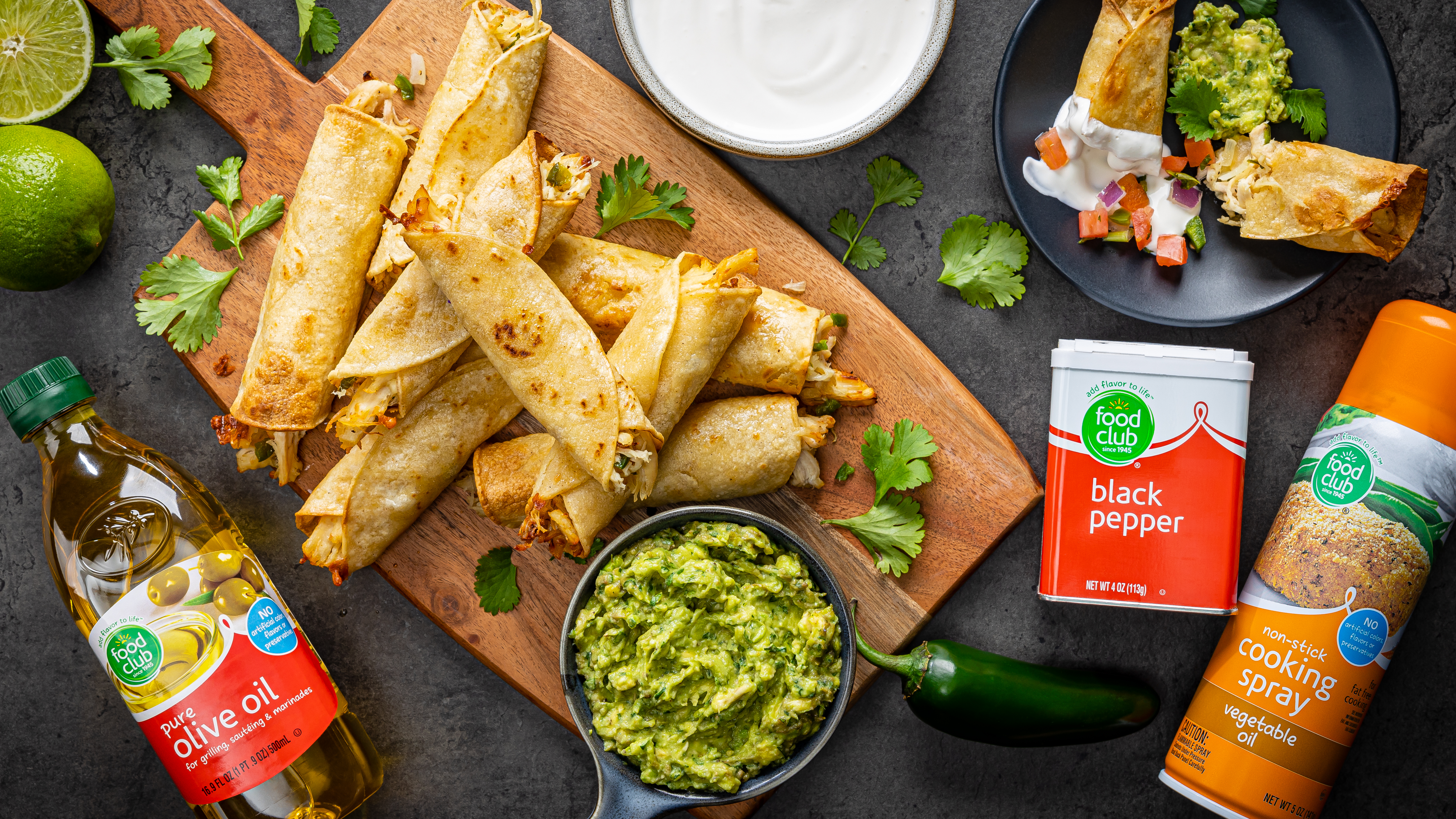 Air Fryer Chicken Taquitos