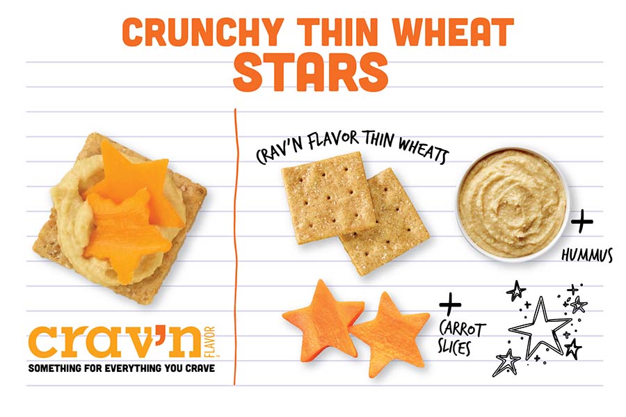 Crunchy Thin Wheat Stars