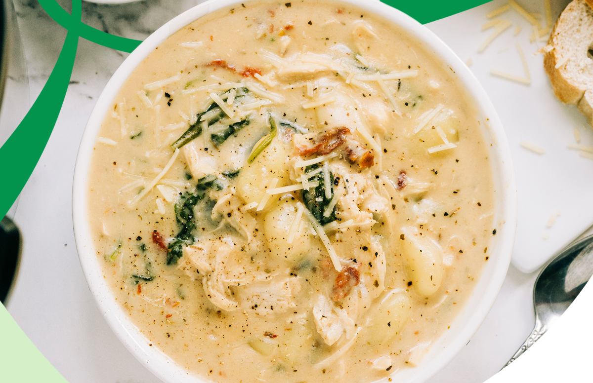 Tuscan Chicken and Gnocchi Soup