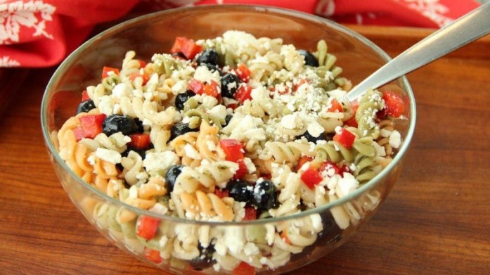 Red, White and Blueberry Pasta